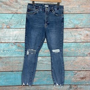 Good American Blue Jeans Skinny Size 15